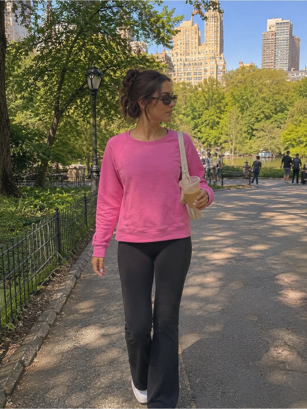 Women’s Casual‎ Pink Crewneck Sweatshirt